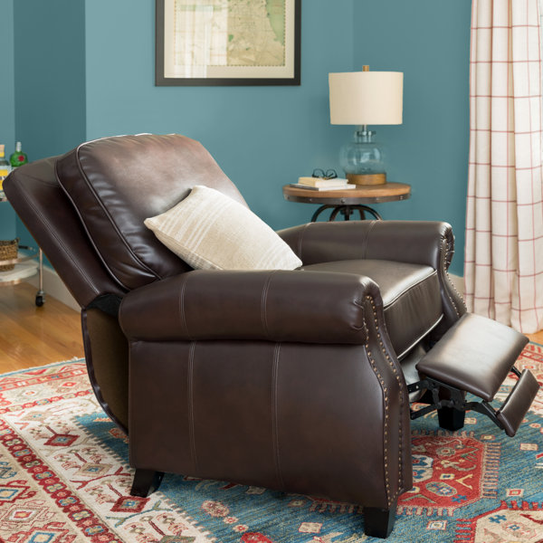 Three Posts™ Kettering Faux Leather Recliner & Reviews Wayfair